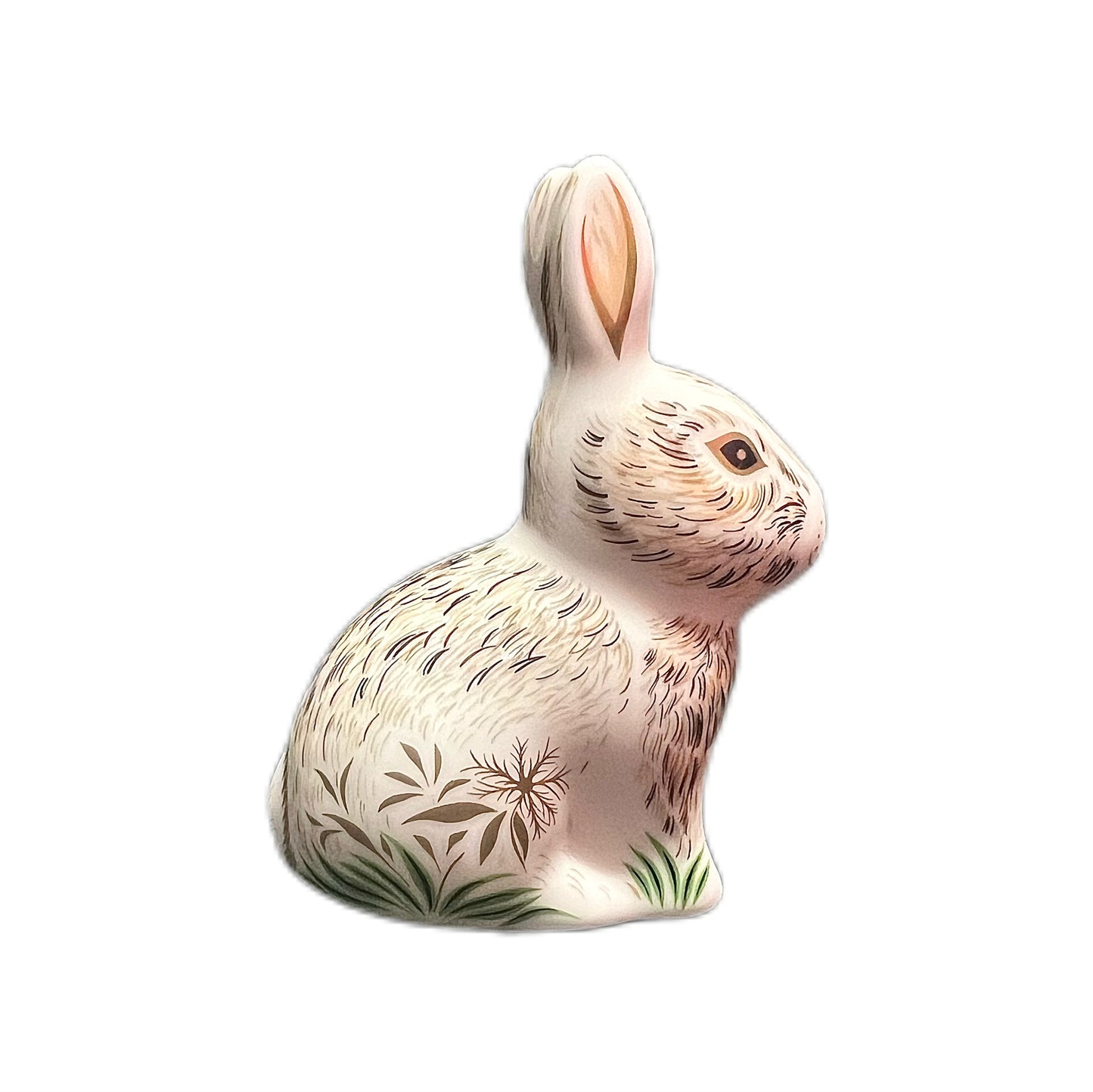 Royal Crown Derby “Nibbles” rabbit paperweight figurine, 2013