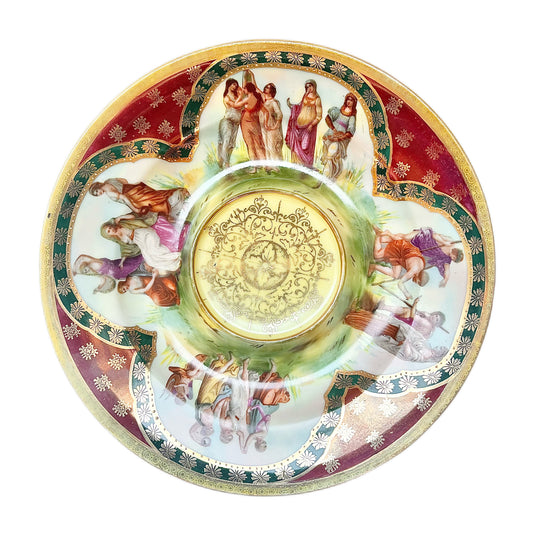 Late 19th century Royal Vienna neoclassical plate