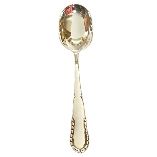 Danish silver spoon with marks for assay master Christian F. Heise, 1924