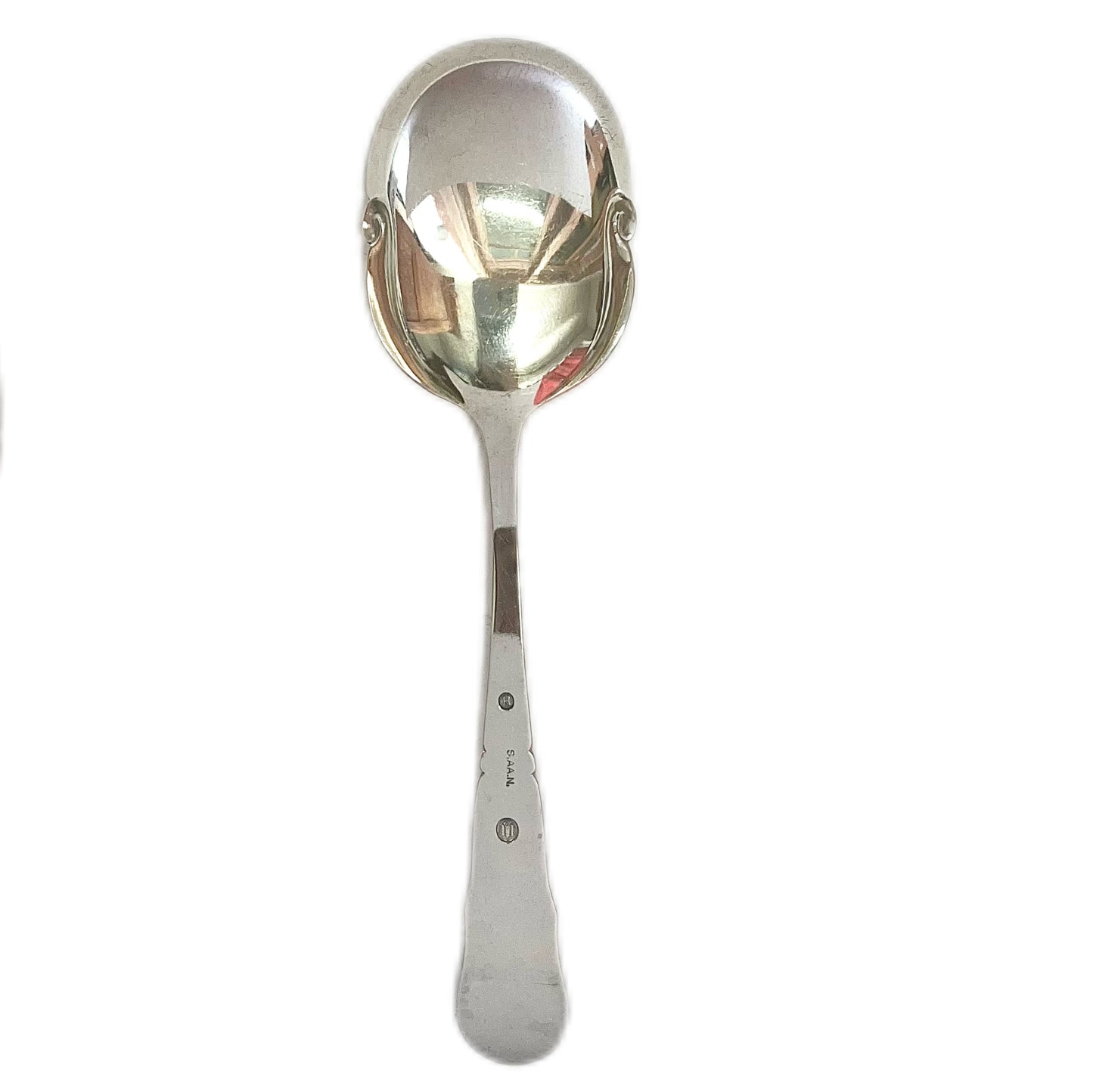 Danish silver spoon with marks for assay master Christian F. Heise, 1924