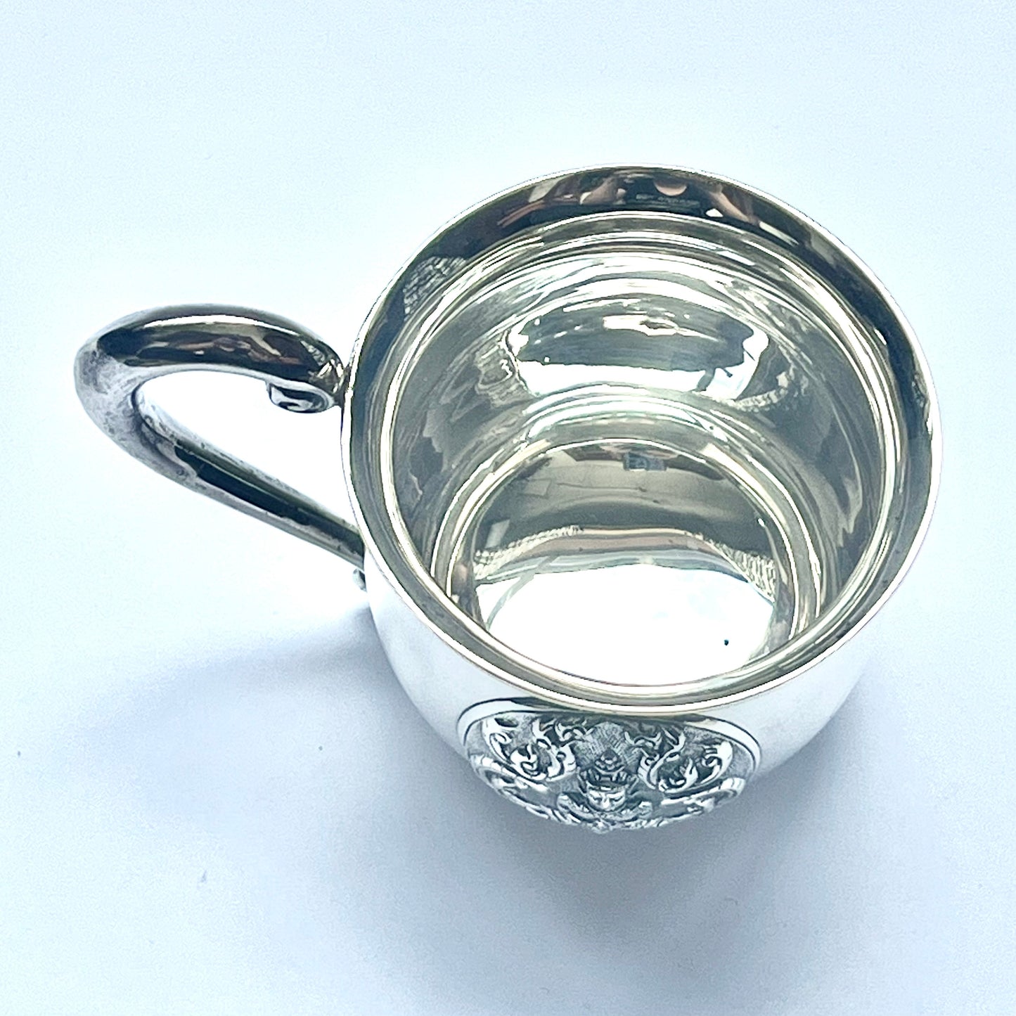 Vintage midcentury Siam sterling silver mug