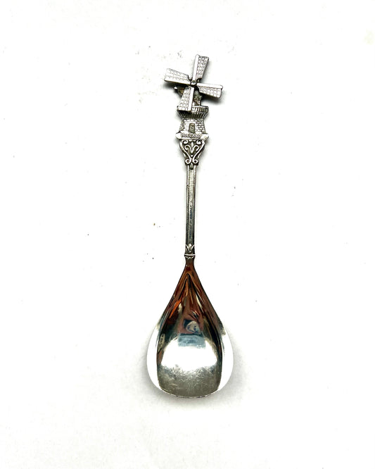 Vintage Dutch .900 silver plated souvenir spoon