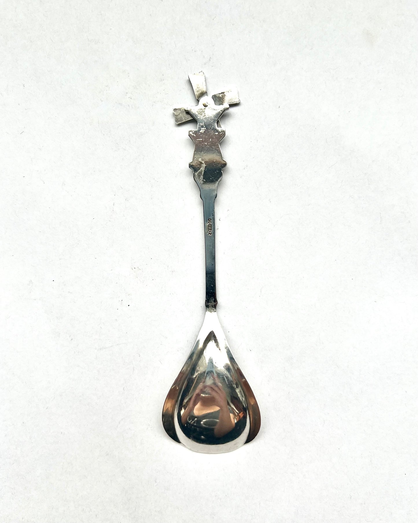 Vintage Dutch .900 silver plated souvenir spoon