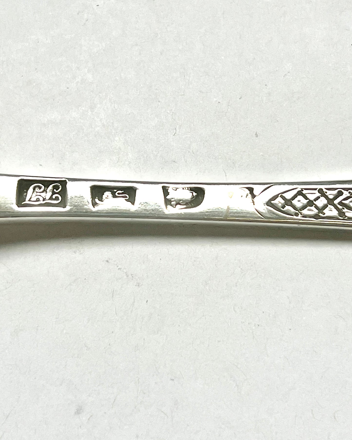 Pair of Georgian sterling silver “Green Man” spoons, marks for Thomas Tookey, London, 1777