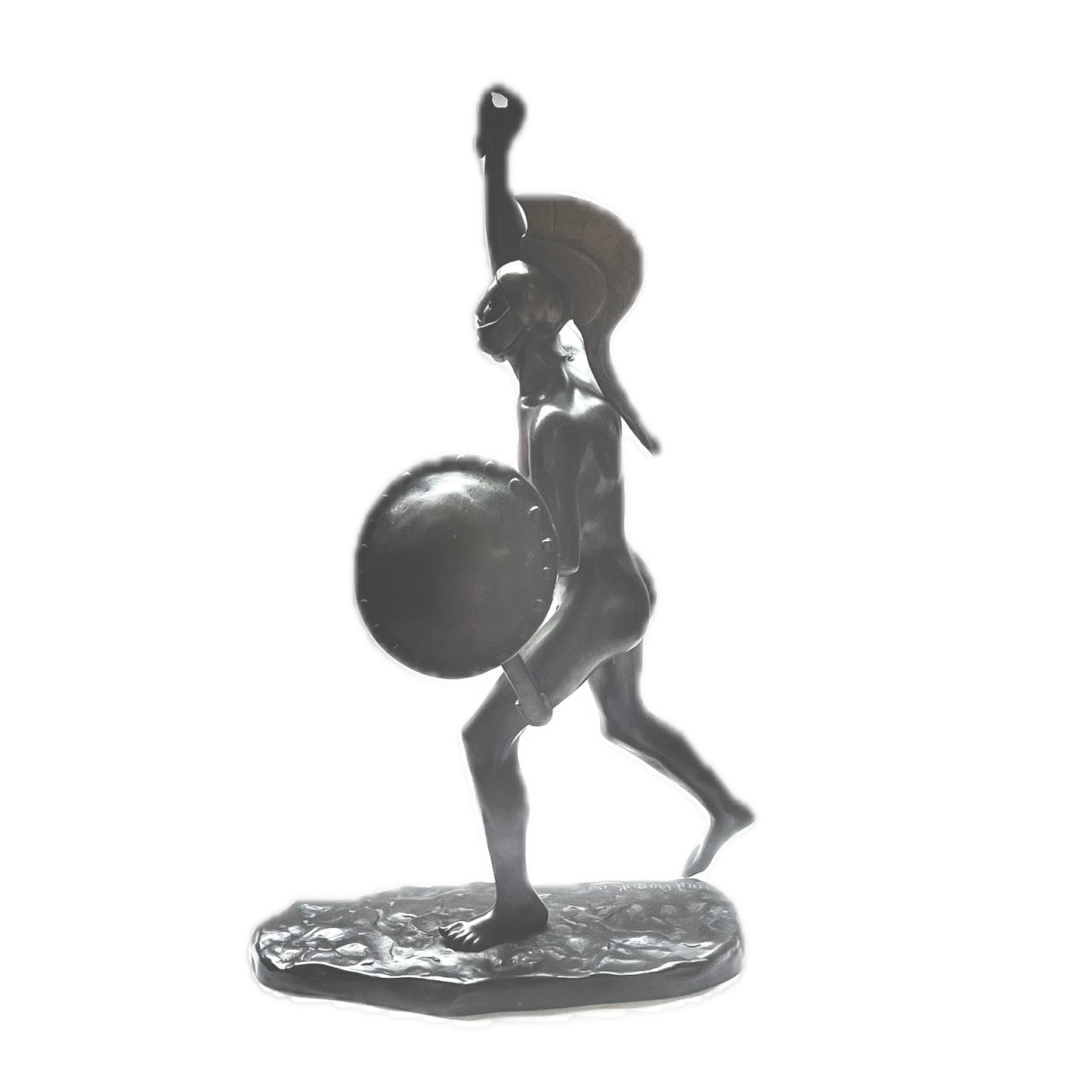 Antique bronze circa 1921 depicting Achilles by noted sculptor Fredrich Gornik (1877-1943)