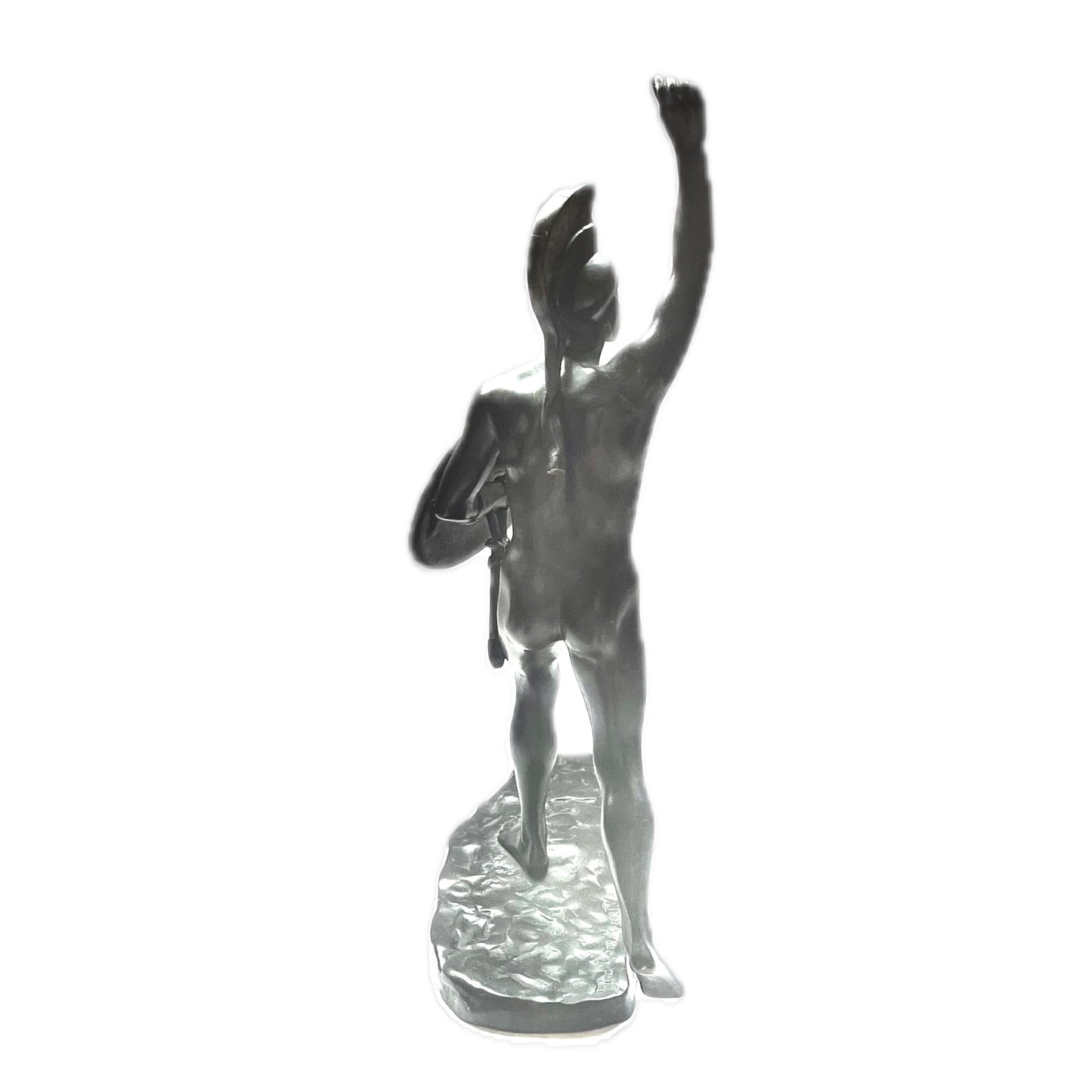 Antique bronze circa 1921 depicting Achilles by noted sculptor Fredrich Gornik (1877-1943)