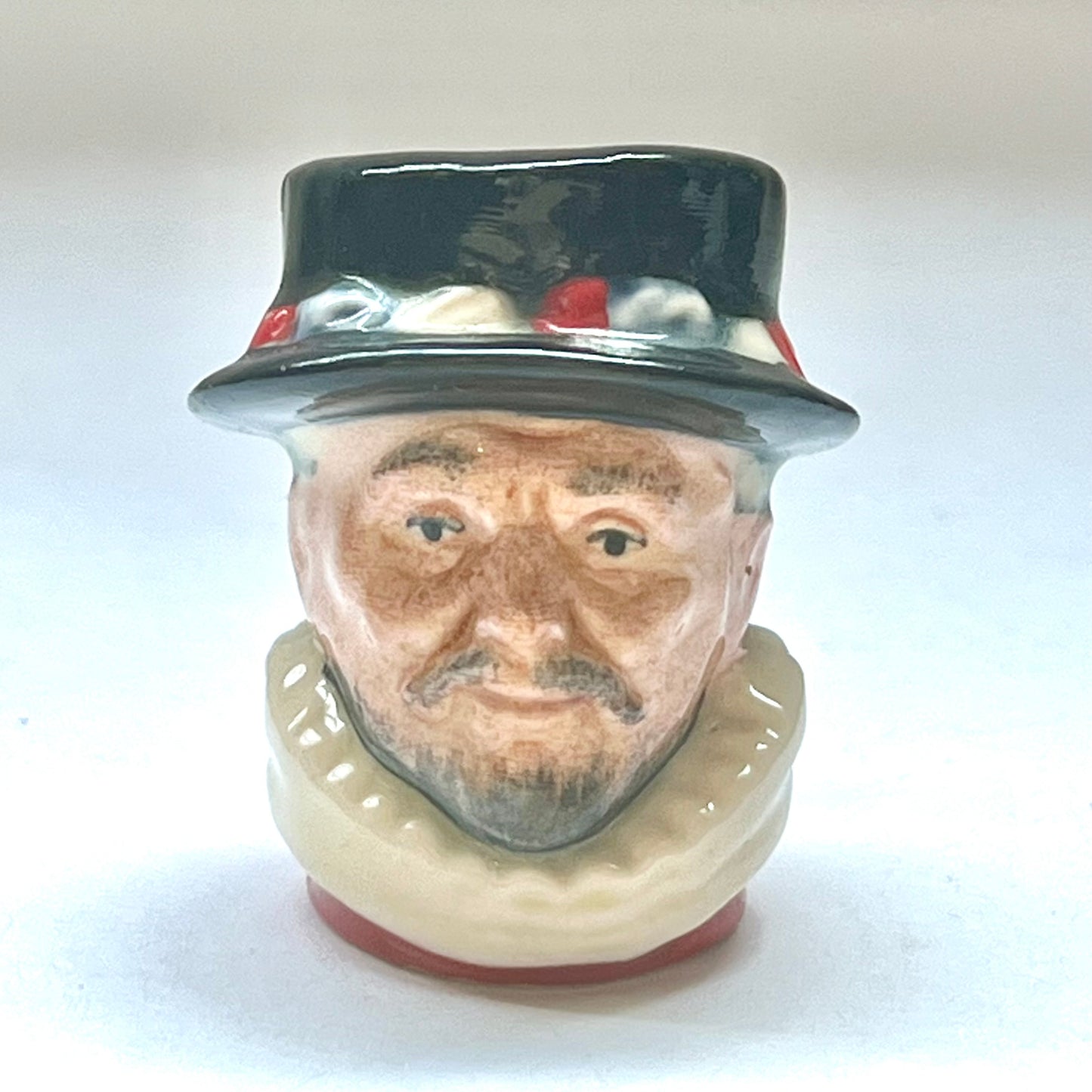 Royal Doulton Beefeater toby jug in the miniature size, RDICC Collectors Club Exclusive circa 1987