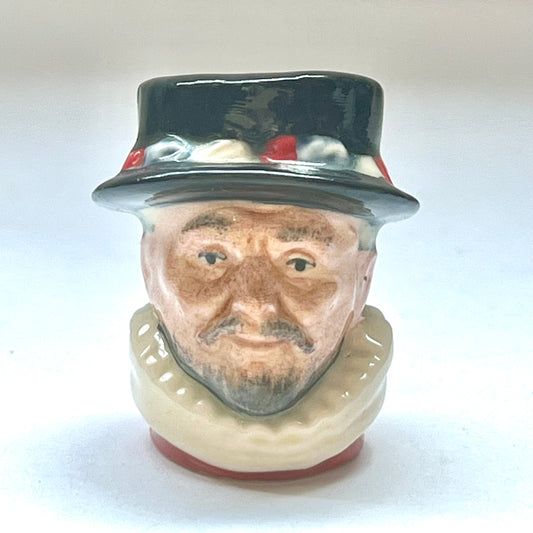 Royal Doulton Beefeater toby jug in the miniature size, RDICC Collectors Club Exclusive circa 1987