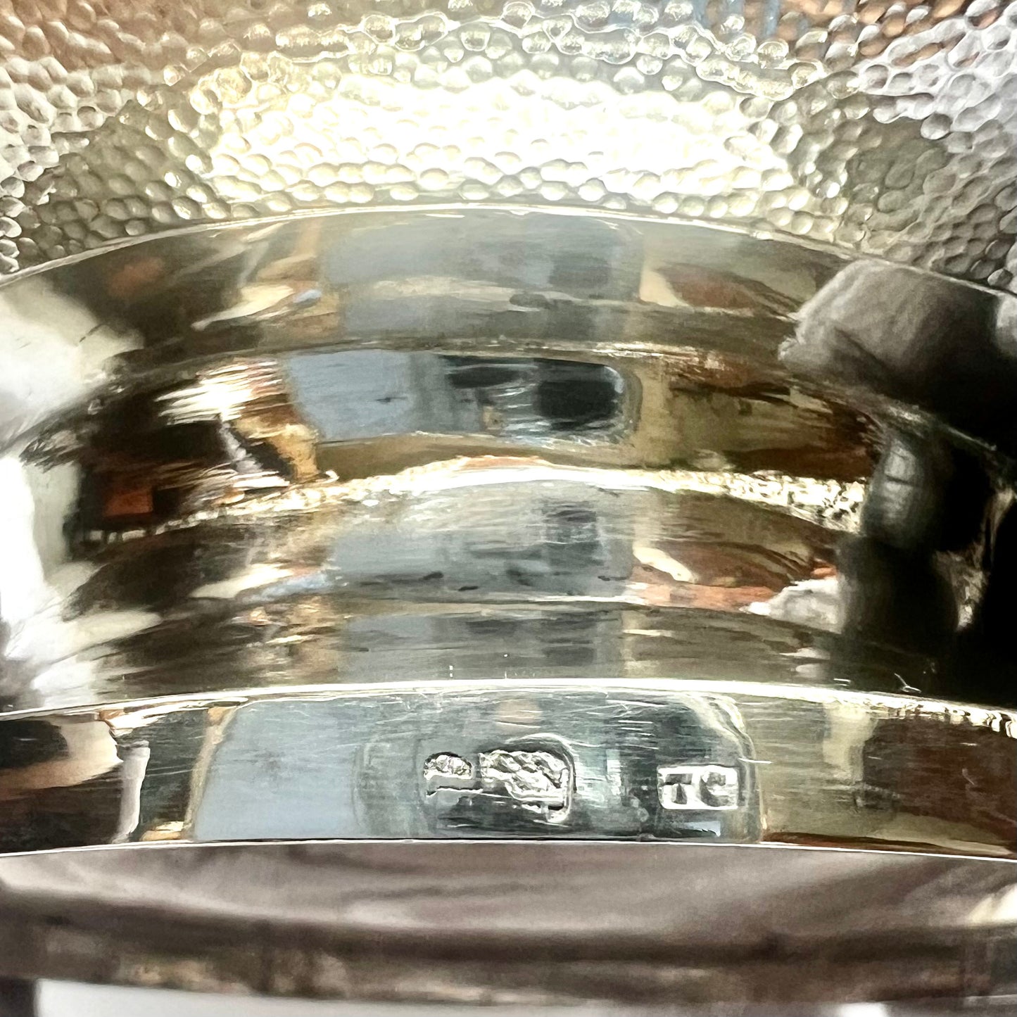 Antique Chinese export silver trophy bowl with twin dragon motifs, with marks for Tuck Chang, a renowned Shanghai retail silversmith