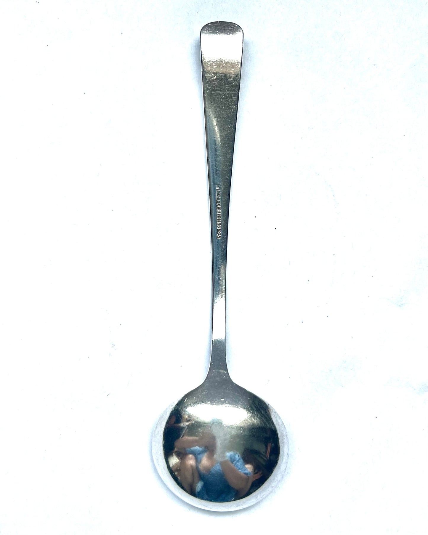 Antique Chinese export silver ladle, marks for Teh Ling, a Peking silversmith circa 1895 to 1900