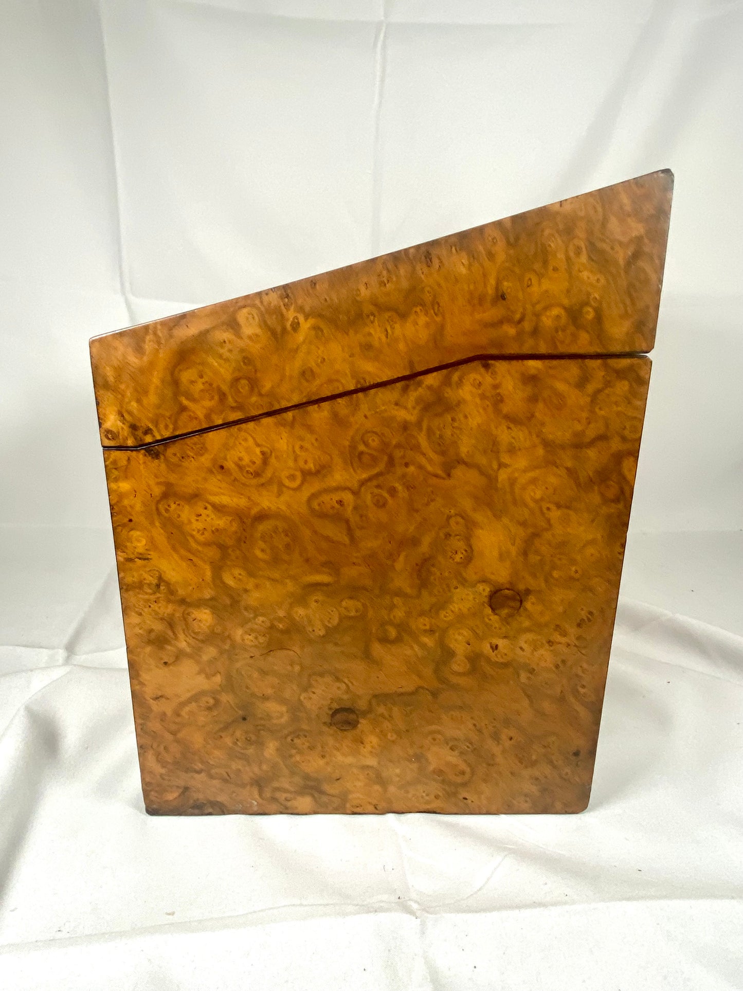 Fine Antique Victorian Burr Walnut Writing and Stationery Box w Bramah Lock, John T Anderson & Co.