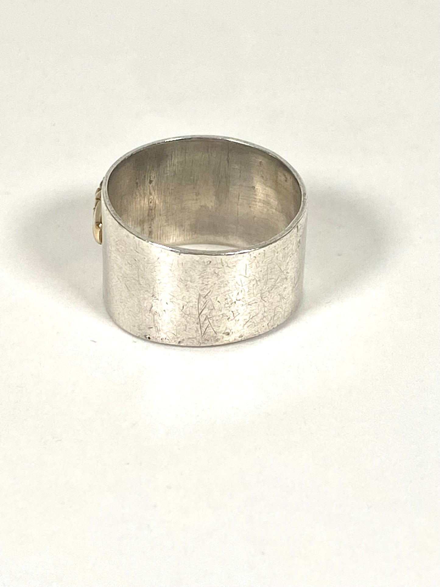 Unique Gold (Untested) and Hallmarked Silver Ring