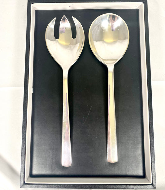 Midcentury Mexican Codan sterling silver salad servers