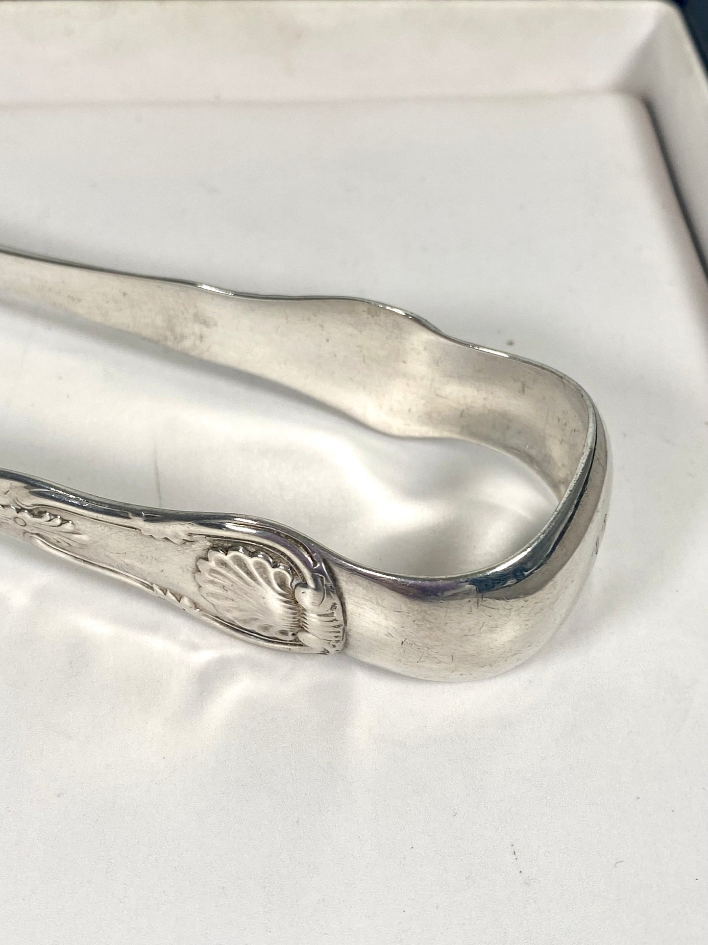 Set of Victorian Sugar Tongs, Provincial Scottish Silver. Andrew Wilkie, Edinburgh, 1840.