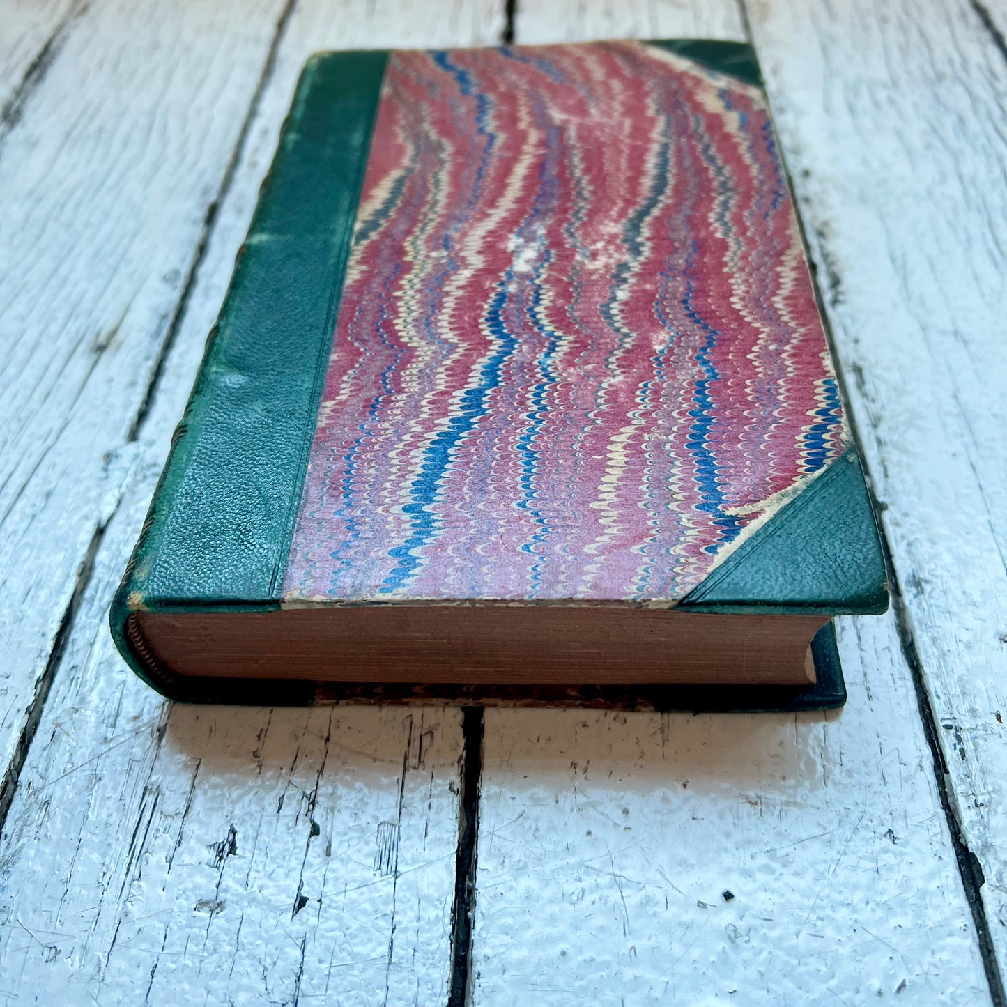 2nd edition “The History of Signboards, From the Earliest Times to the Present Day” by Jacob Larwood & John Camden Hotten. Rare early Melbourne marbled and half leather binding.