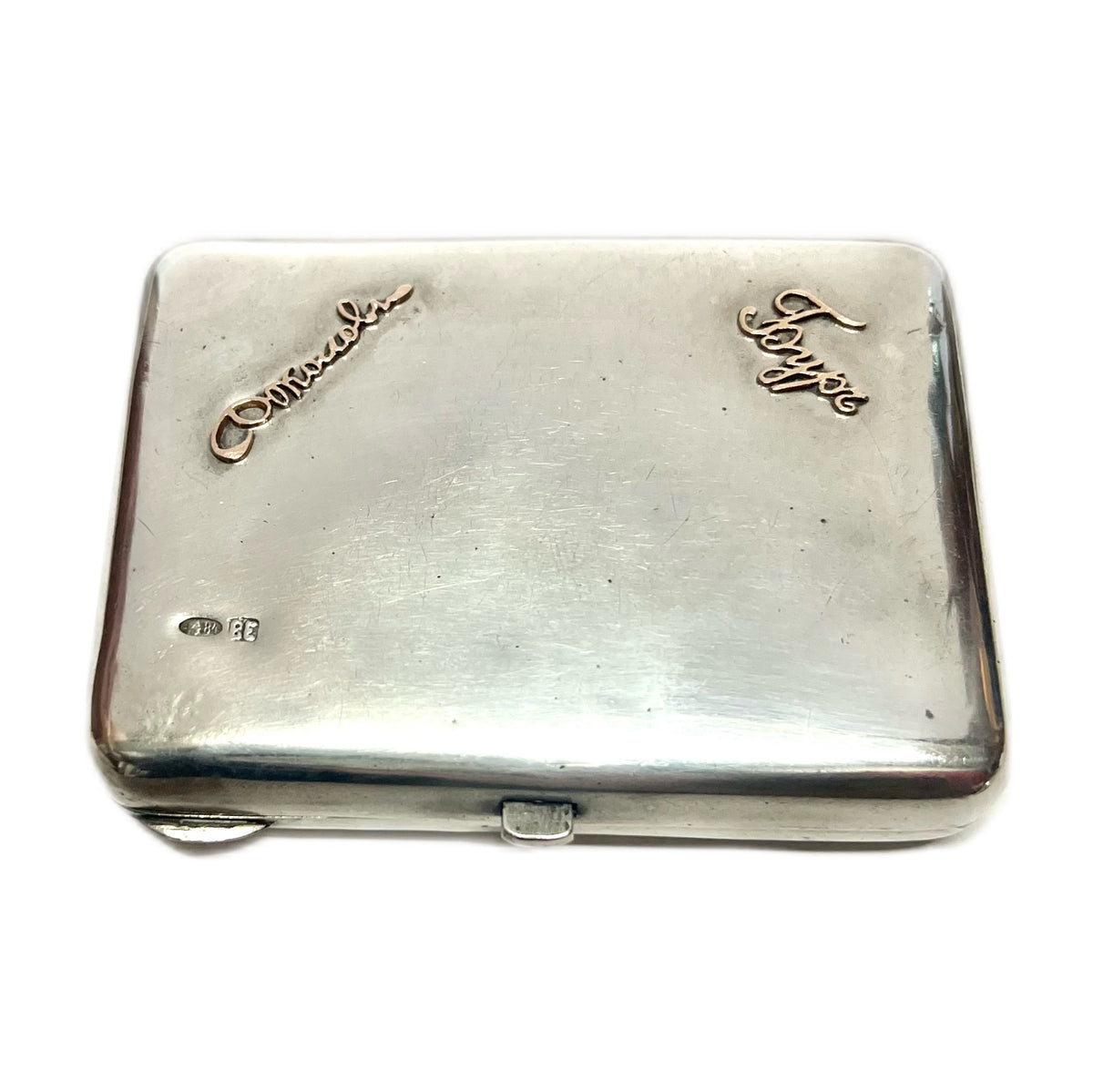 Antique 9 ct gold and .875 Russian silver purse