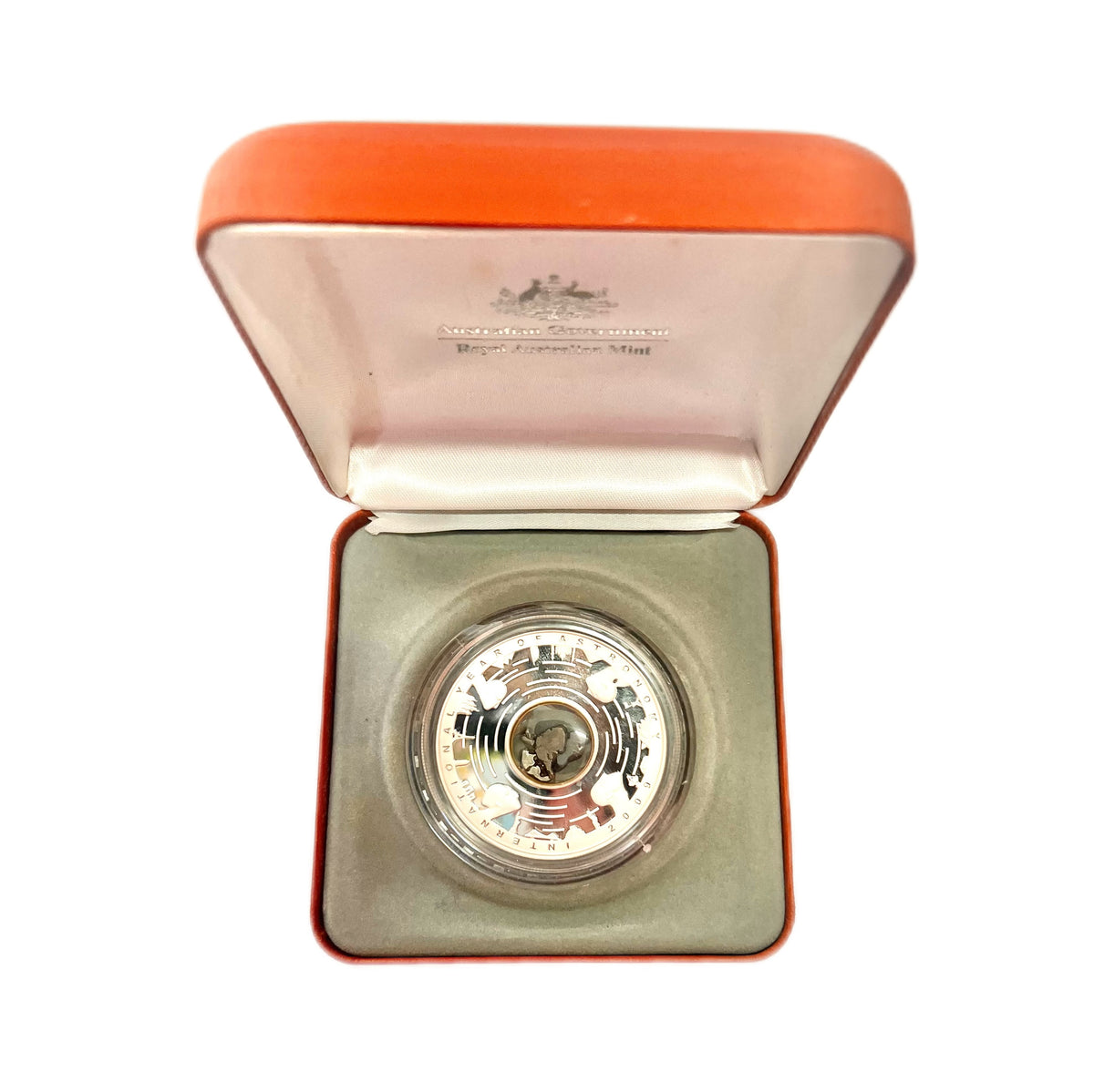 Royal Australian Mint 2009 International Year of Astronomy $5 Fine Silver Proof Meteorite coin