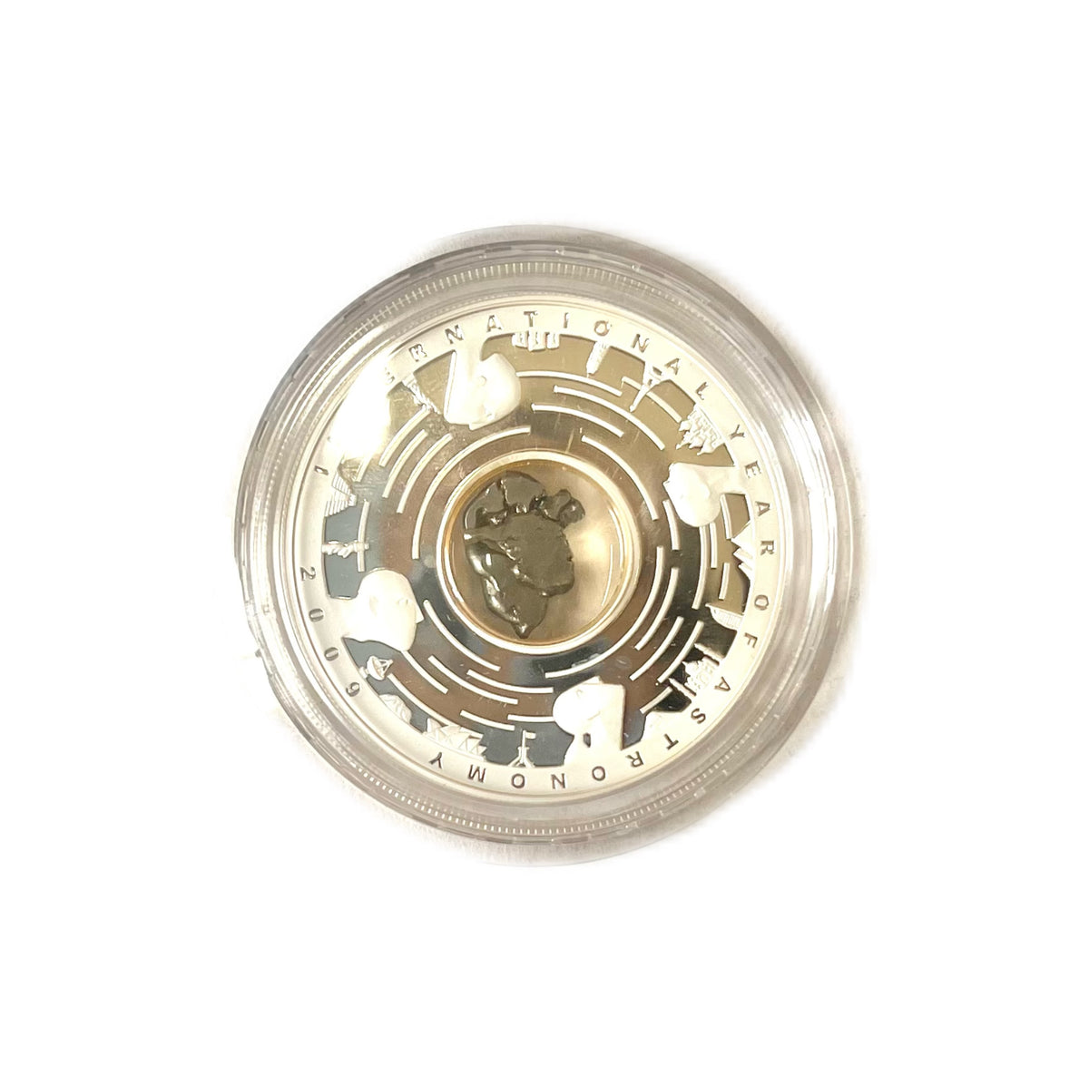 Royal Australian Mint 2009 International Year of Astronomy $5 Fine Silver Proof Meteorite coin