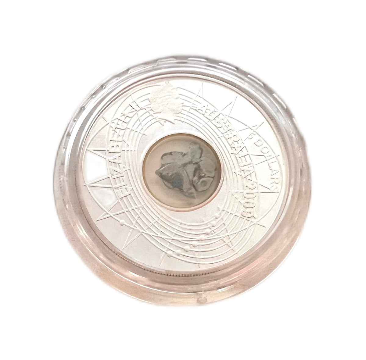 Royal Australian Mint 2009 International Year of Astronomy $5 Fine Silver Proof Meteorite coin