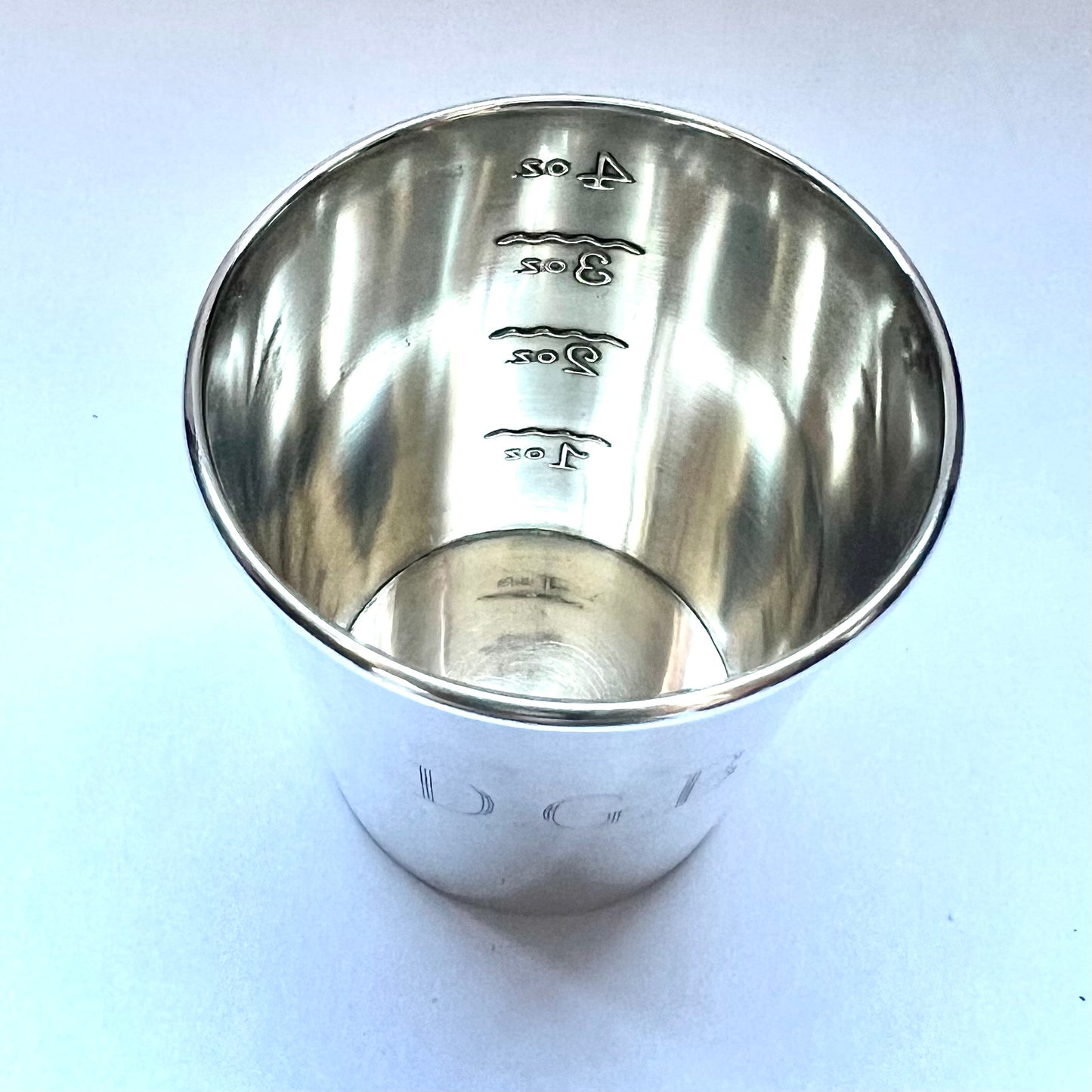 Midcentury American Newport by Gorham sterling silver cocktail jigger