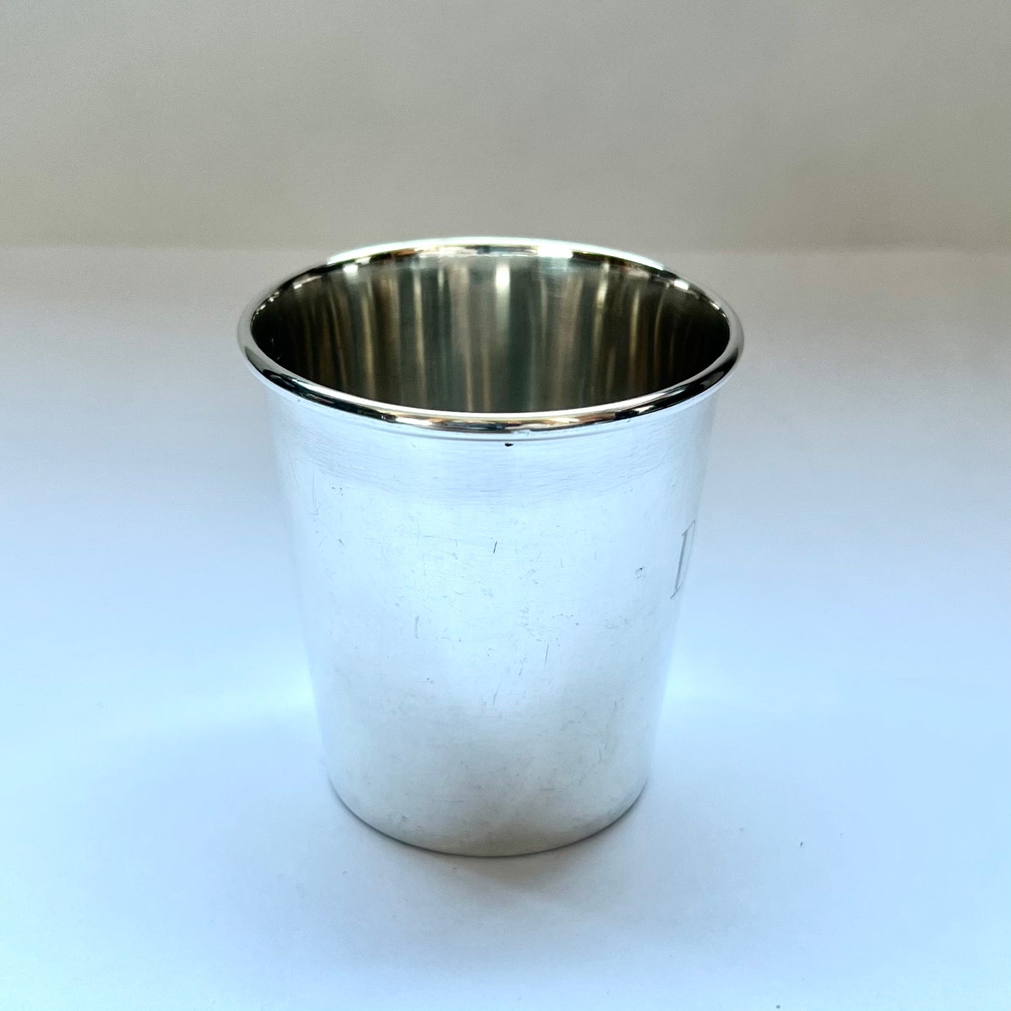 Midcentury American Newport by Gorham sterling silver cocktail jigger