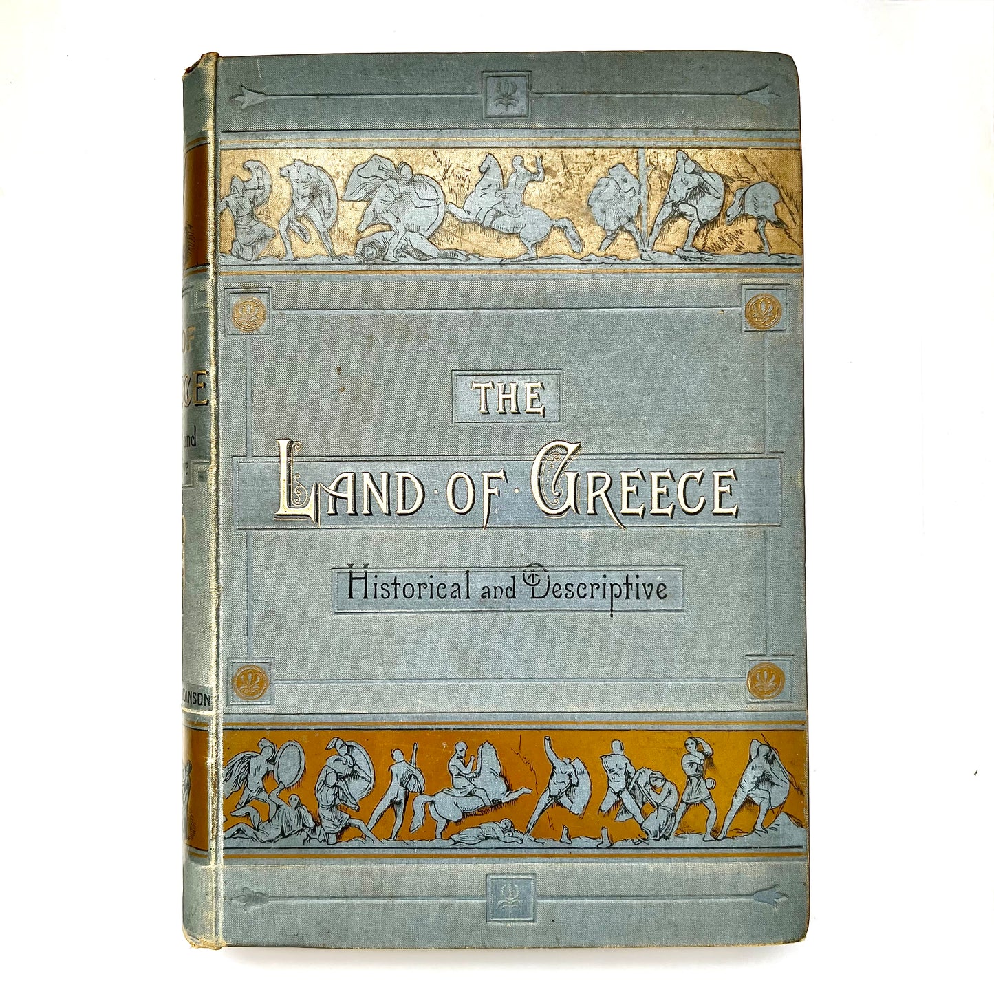 查尔斯·亨利·汉森 (Charles Henry Hanson) 所著的 19 世纪晚期古物卷《希腊土地描述和插图》第 1 版。
