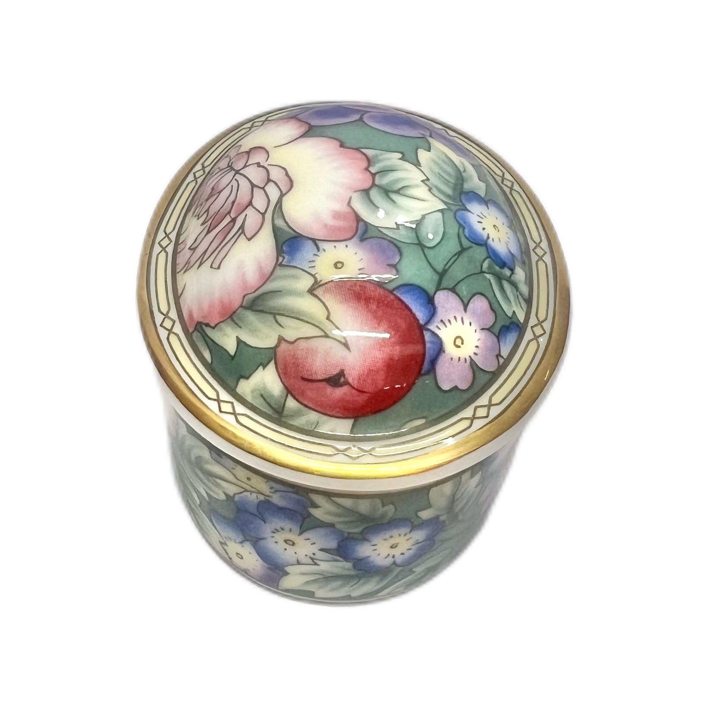 Vintage Royal Doulton Orchard Hill pattern trinket box