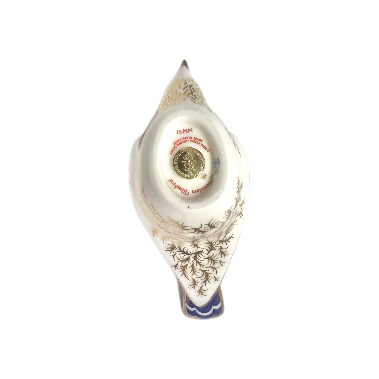 Royal Crown Derby Mountain Bluebird paperweight figurine
