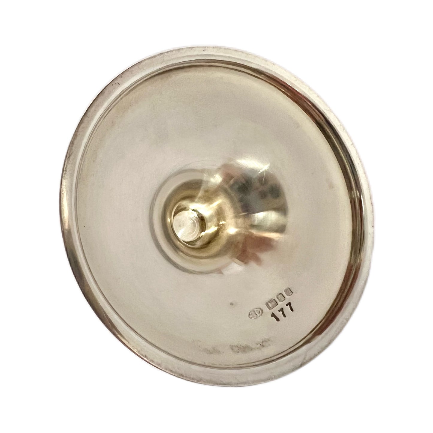 Stunning QEII Stuart Devlin Royal Wedding sterling silver and gilt goblet