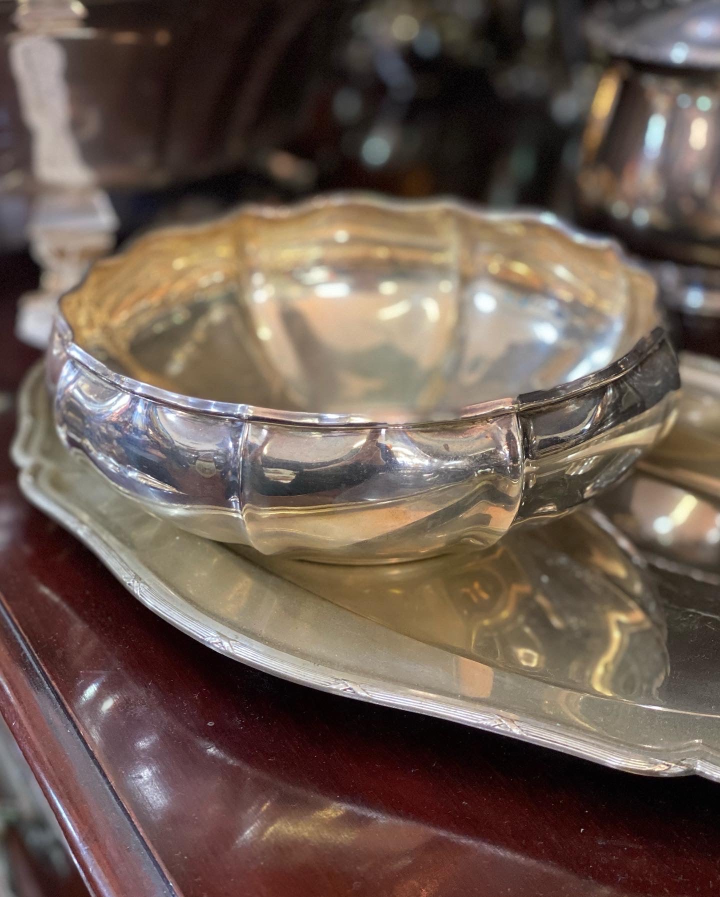 Mid century sterling silver bowl, Hazorfim, 1952