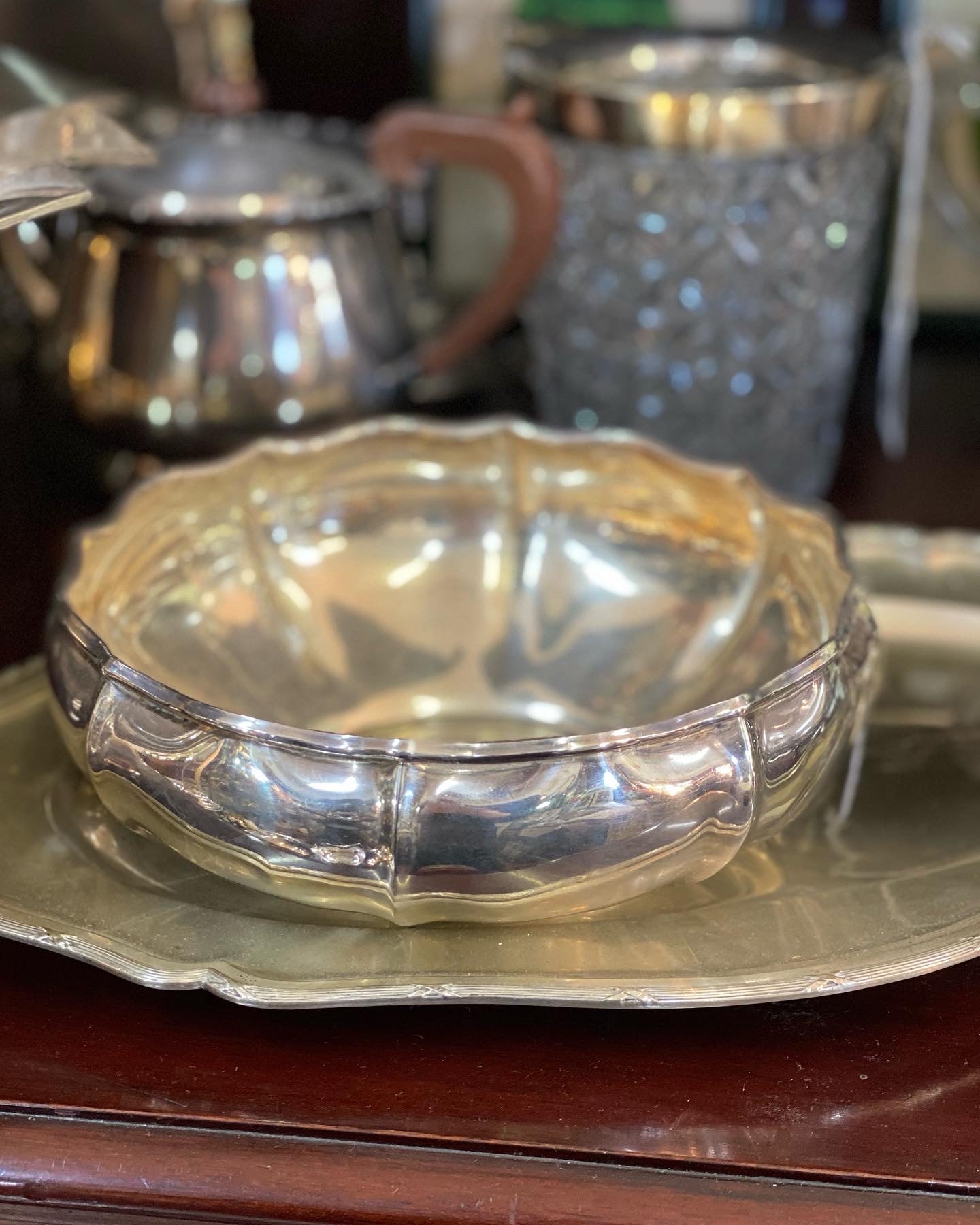 Mid century sterling silver bowl, Hazorfim, 1952