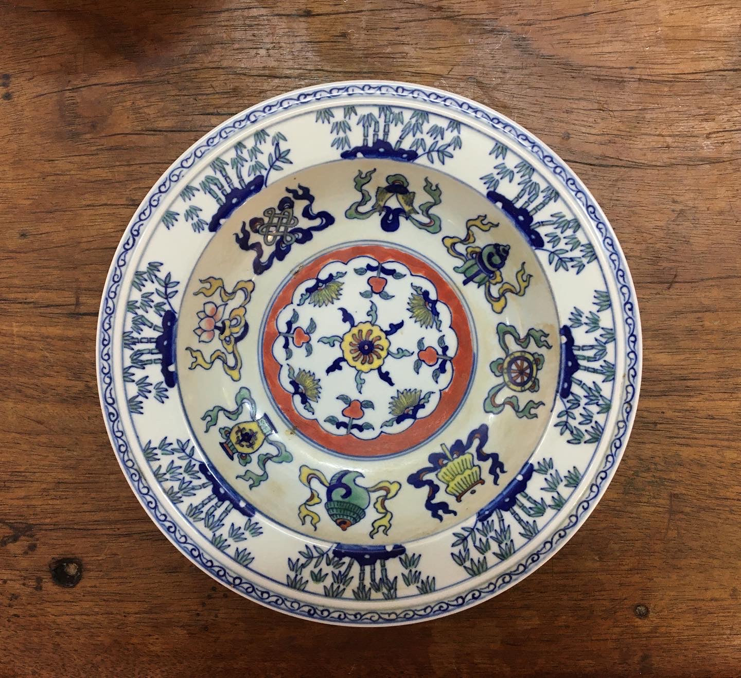 Unusual Tibetan Qing Dynasty bowl with Daoguang Porcelain Mark