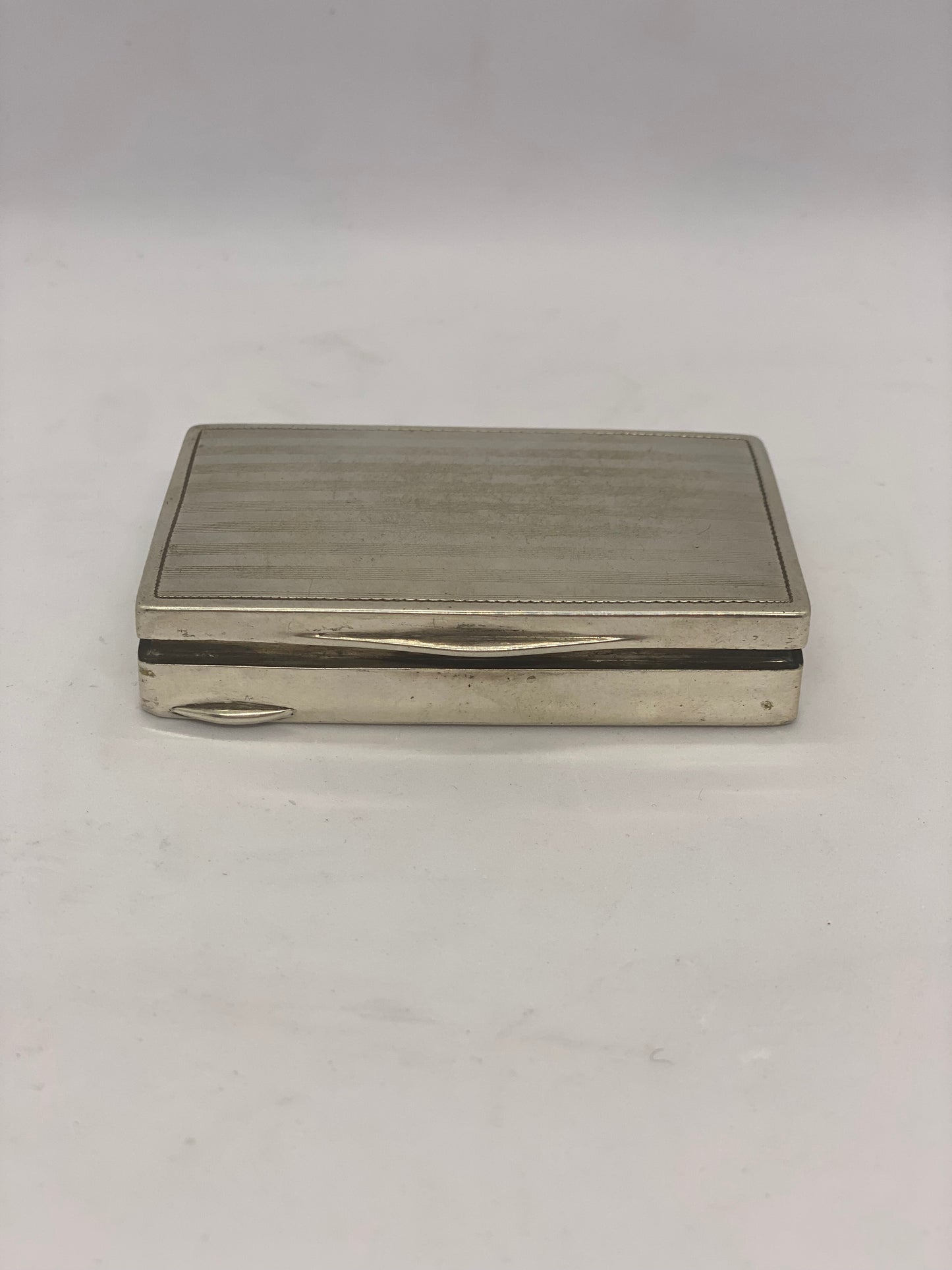 Antique Dutch Silver Box in 800 silver, circa 1910 to 1930s