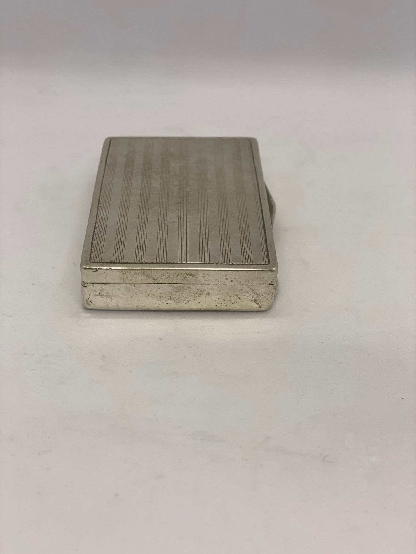 Antique Dutch Silver Box in 800 silver, circa 1910 to 1930s