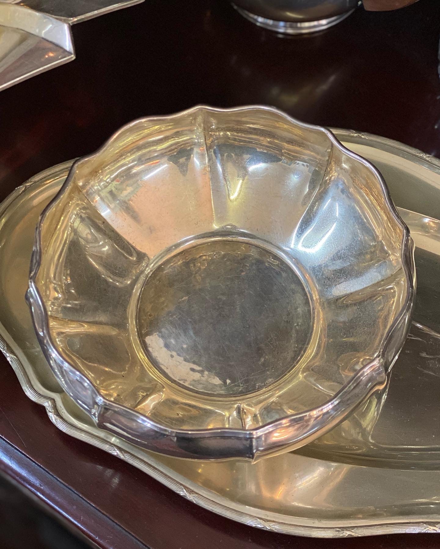 Mid century sterling silver bowl, Hazorfim, 1952