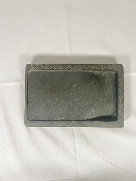 Large Vintage Near Antique She Stone inkstand