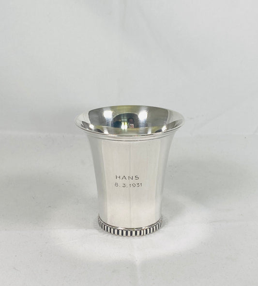 Vaso Art Déco danés de plata de ley, Stadsguardien 1933.