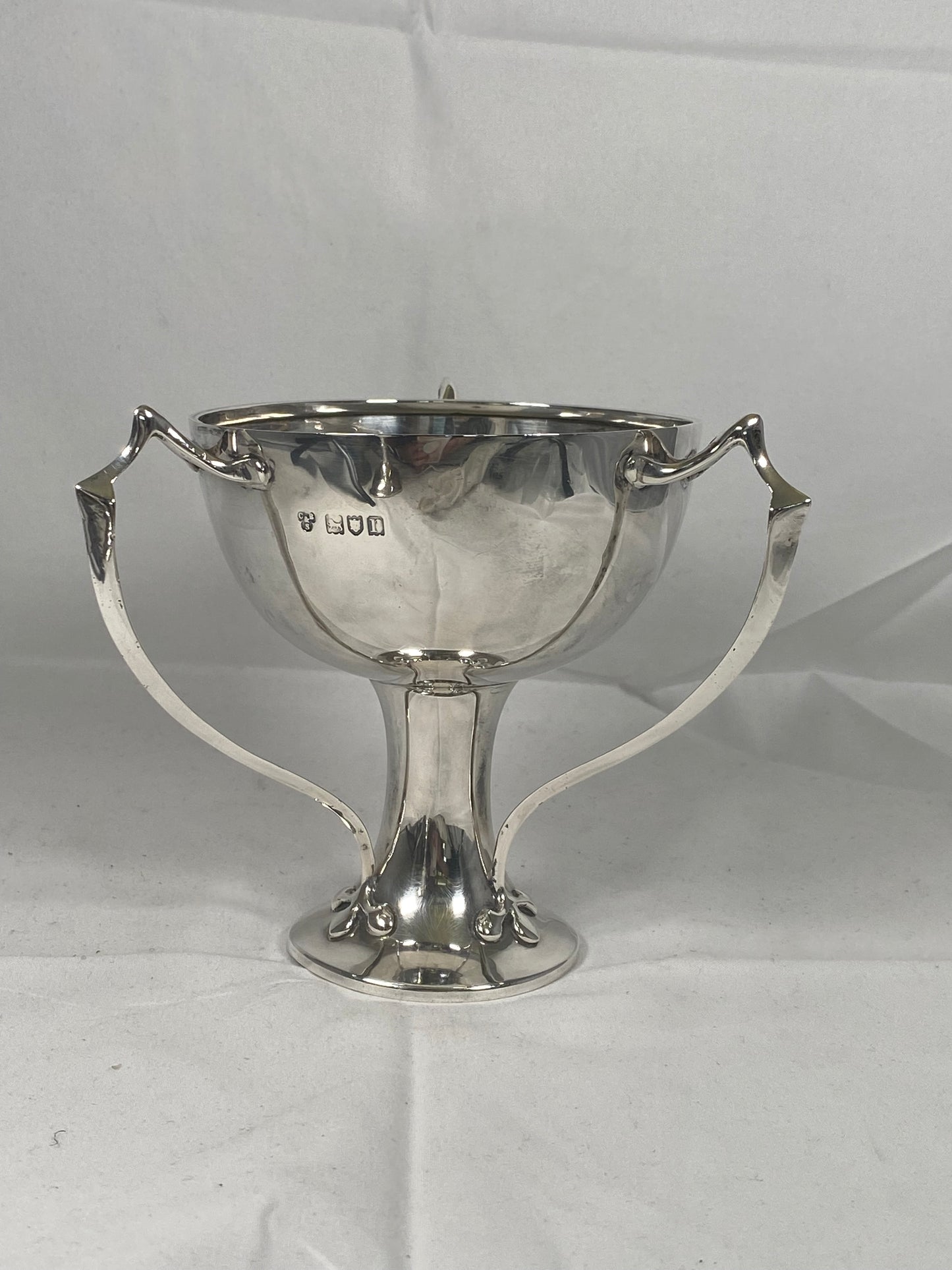 George V, Boynton & Sons Art Nouveau Tri Handled Cup. London, 1912.