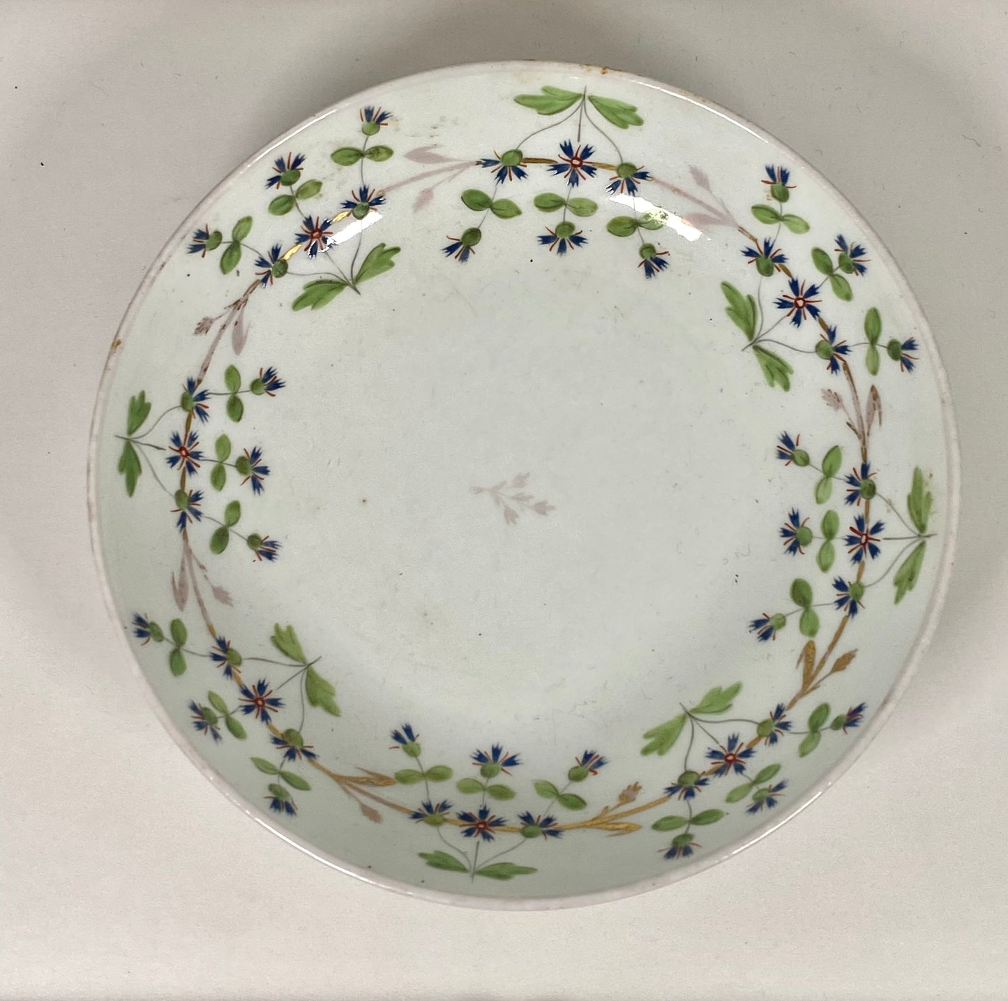 18 世纪乔治亚/摄政时期茶碗和茶碟套装，约 1770-1830 年