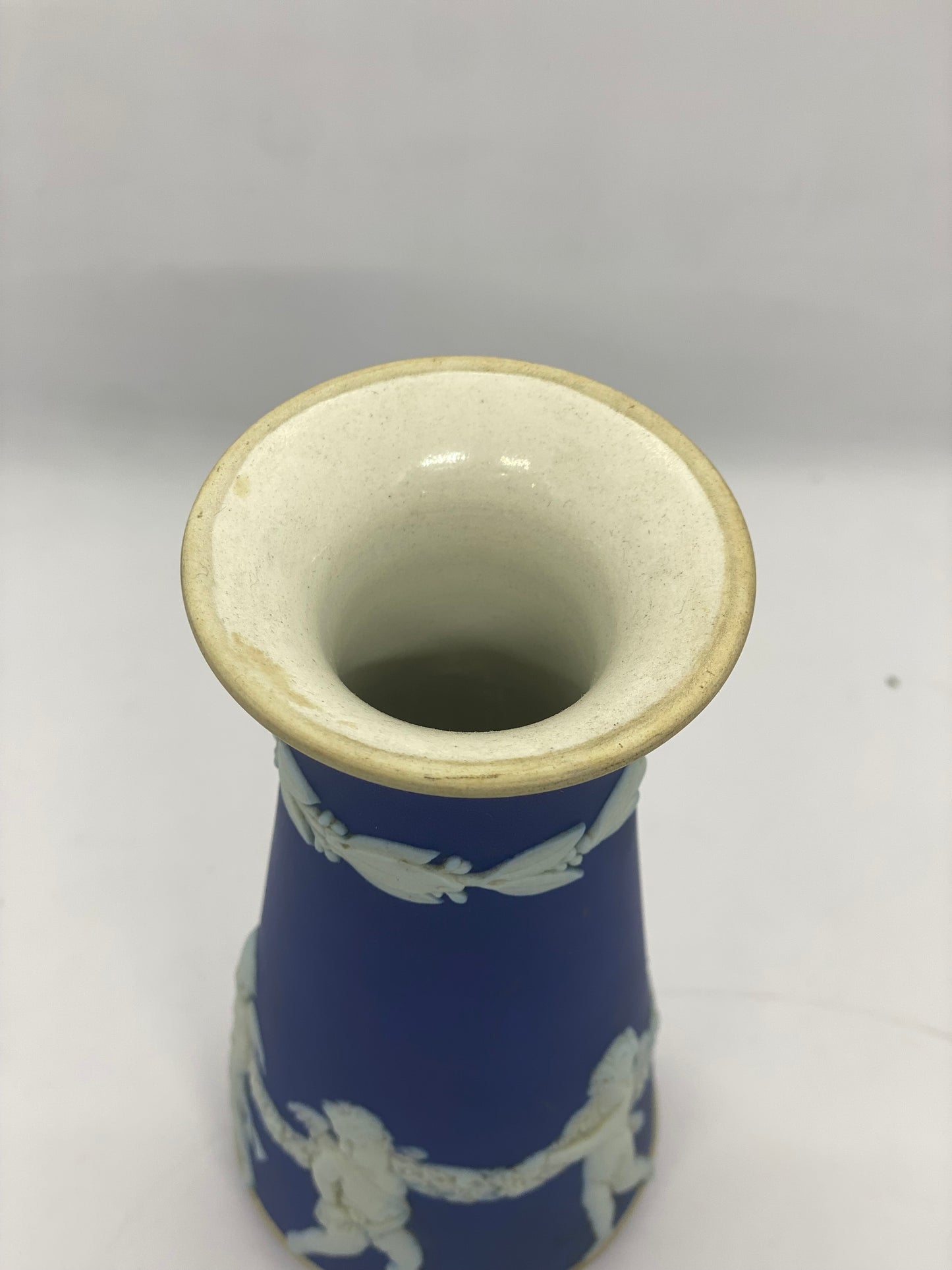 Antique Late Victorian to Edwardian Wedgwood Cobalt Vase