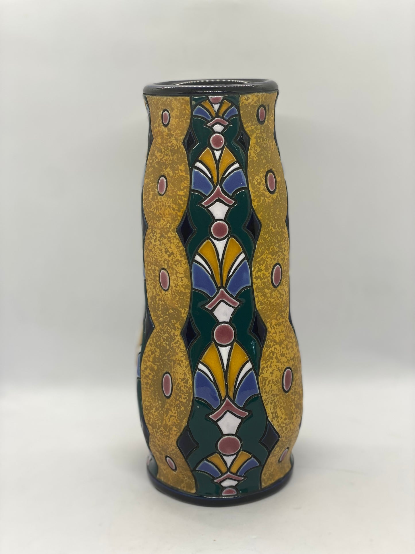 捷克装饰艺术花瓶，约 1920 至 1930 年代