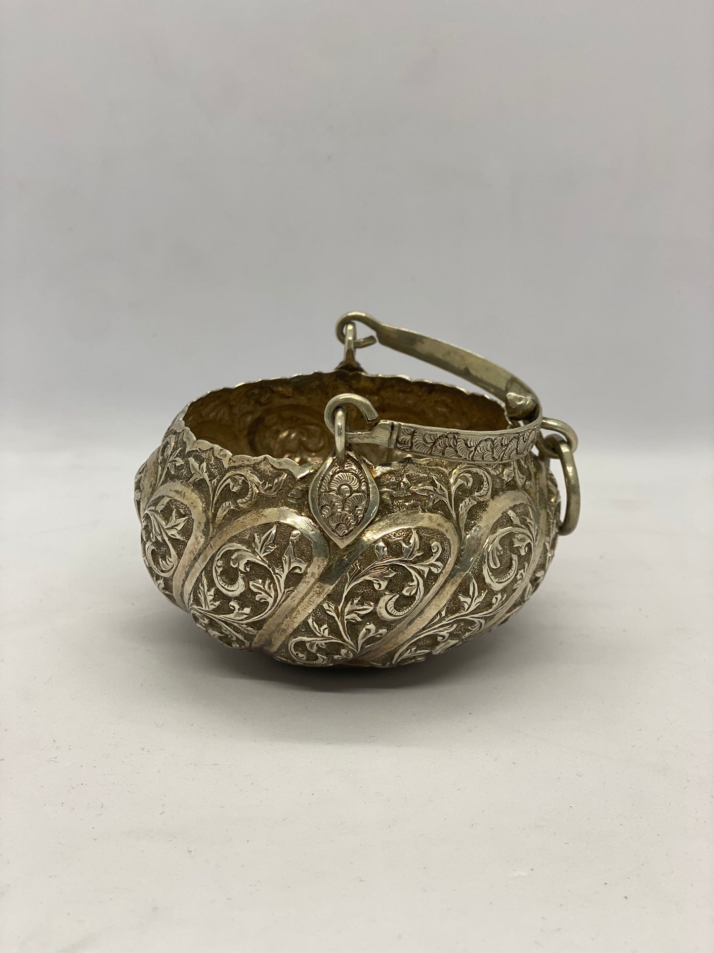 Colonial Anglo Indian Hanging Basket Circa 1880.