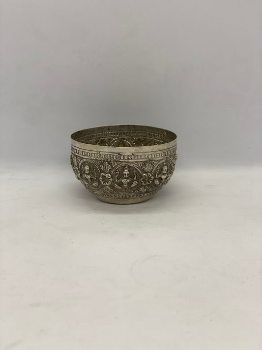 Southeast Asian Antique Silver Offering Bowl / Cup