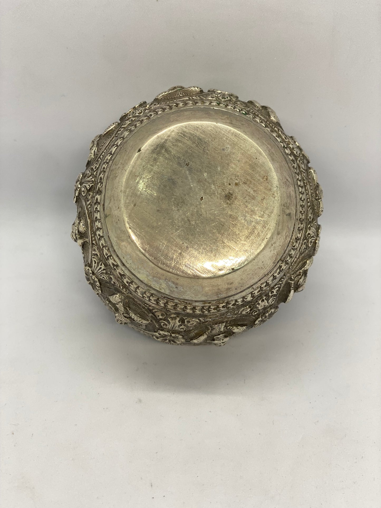 Southeast Asian Antique Silver Offering Bowl / Cup