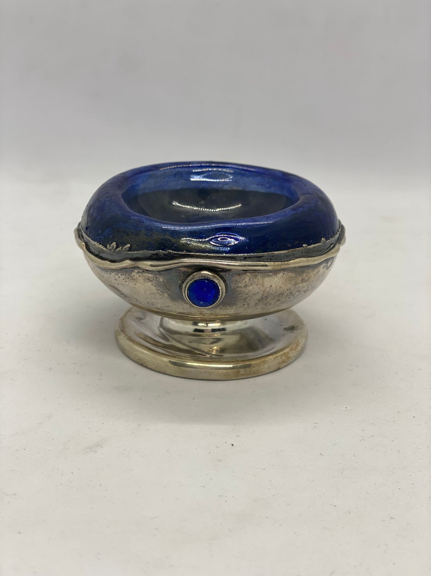 Antique Israeli Silver Saltcellar