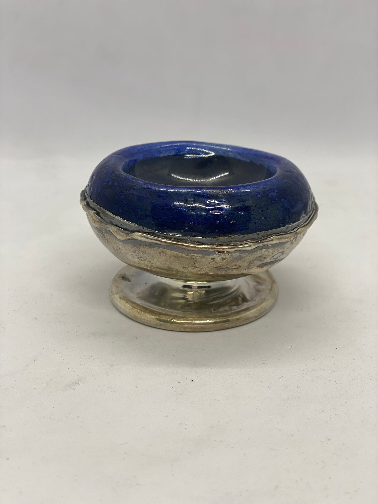 Antique Israeli Silver Saltcellar