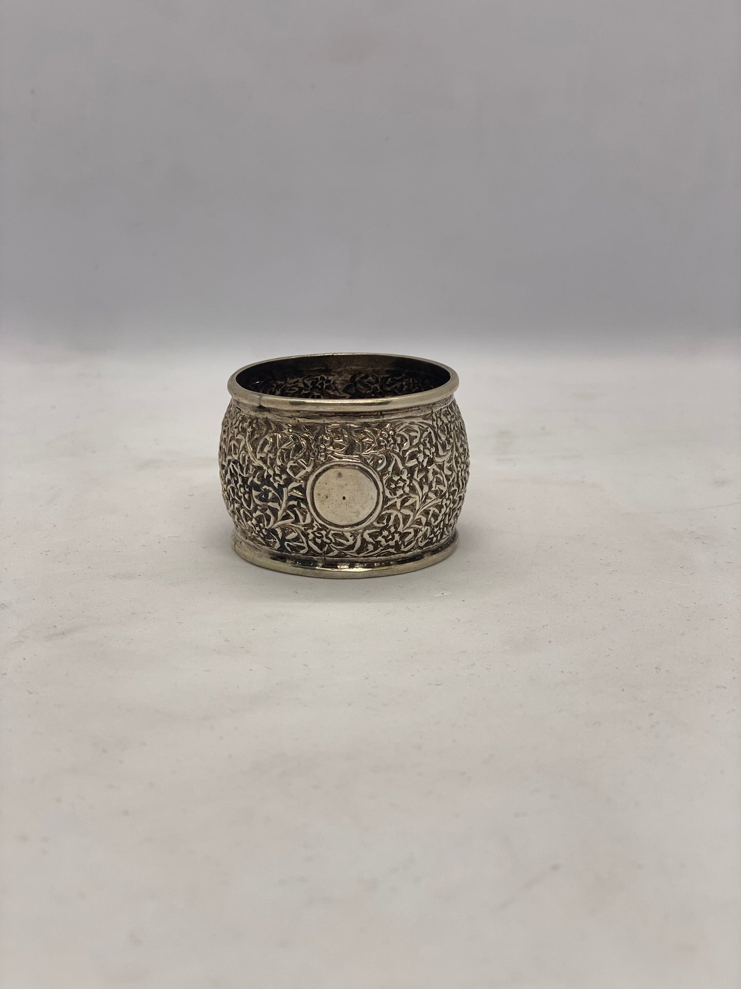 Colonial Indian Silver Serviette Ring