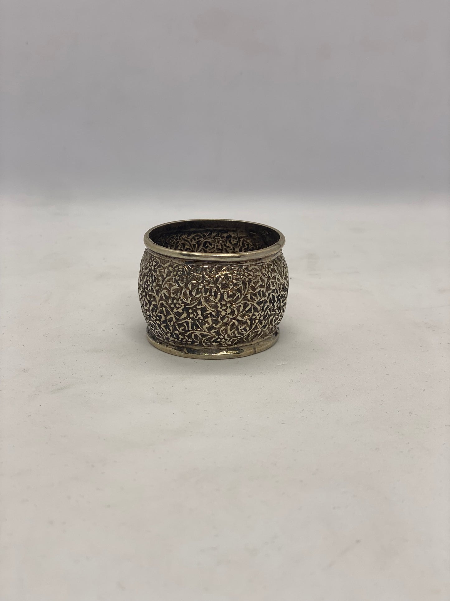 Colonial Indian Silver Serviette Ring