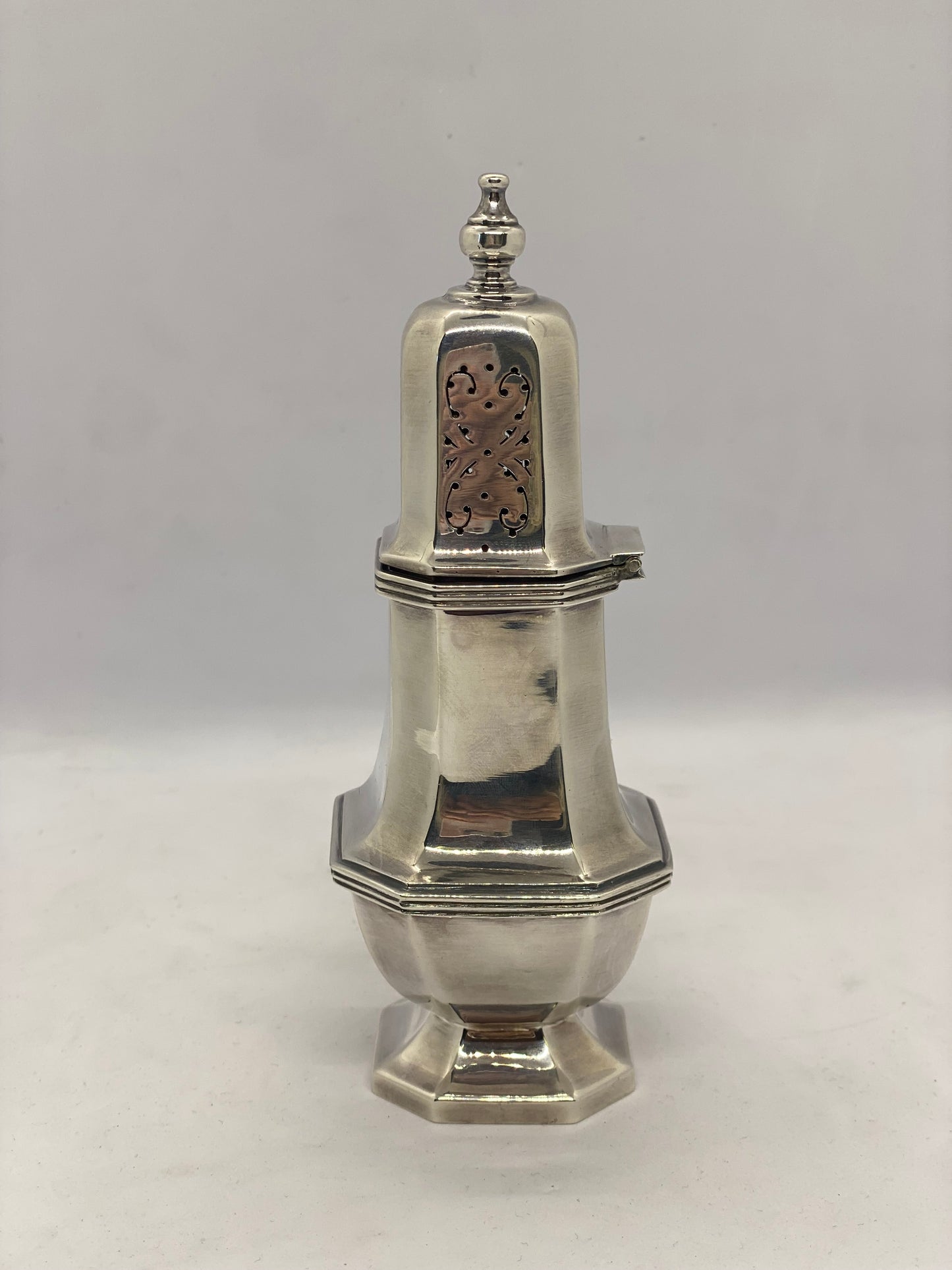 Midcentury Sugar Caster or Muffineer, Continental European (possibly Dutch)