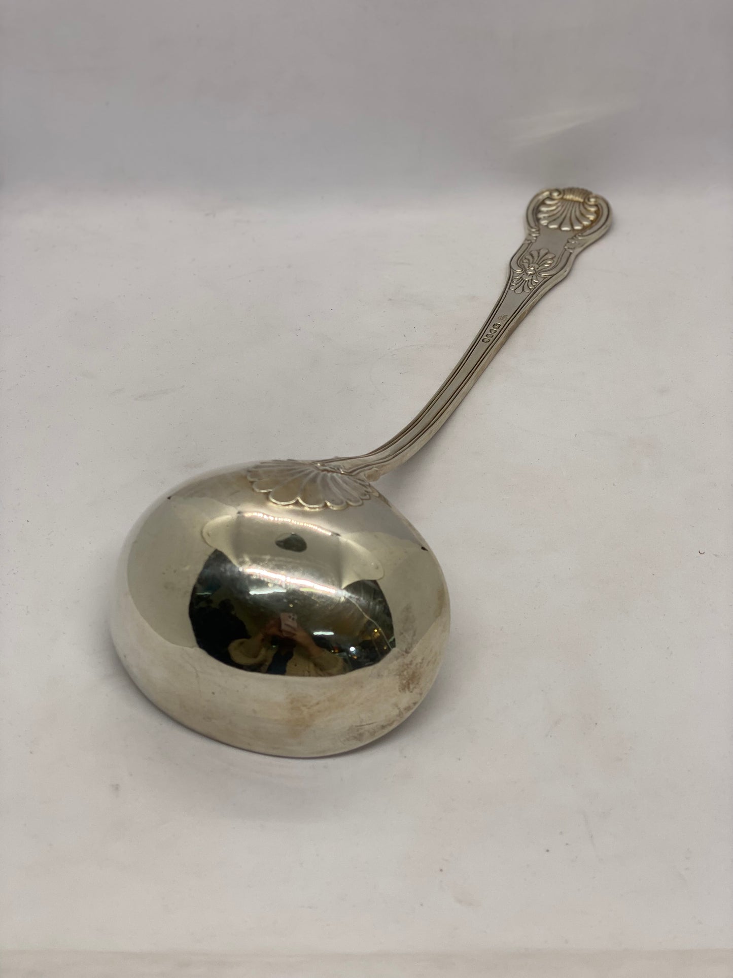 Highly Collectible Queens Patterned Ladle by William Bateman & Daniel Ball, 1840.